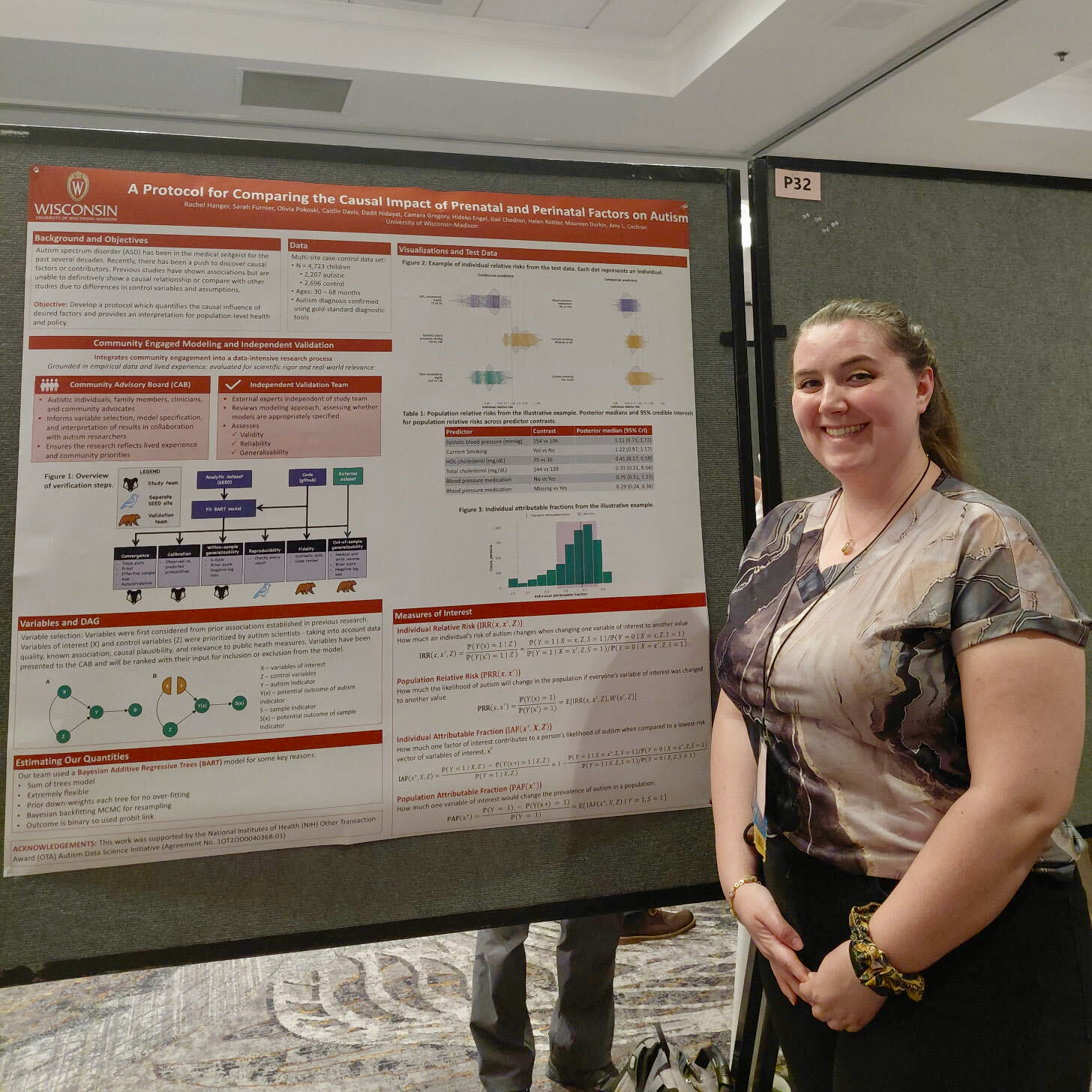 ADSI team member presenting a research poster at the 2026 Society for Causal Inference Conference in Salt Lake City, Utah.